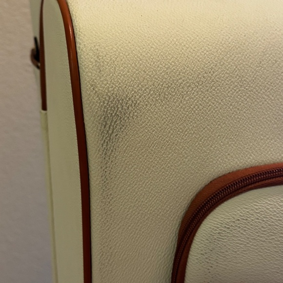 BRIC’S Firenze Designer Luggage – 32” Large Spinner Cream Color, USED - Picture 10 of 15